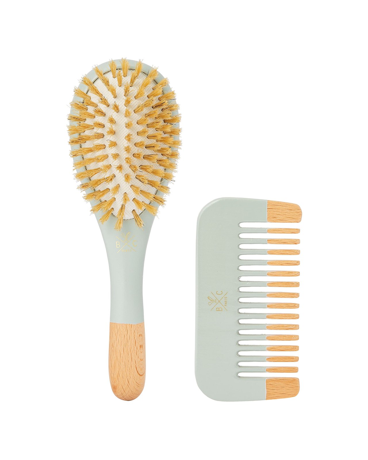 ベビーブラシ&コームセット ブルー | Matsuya Ginza