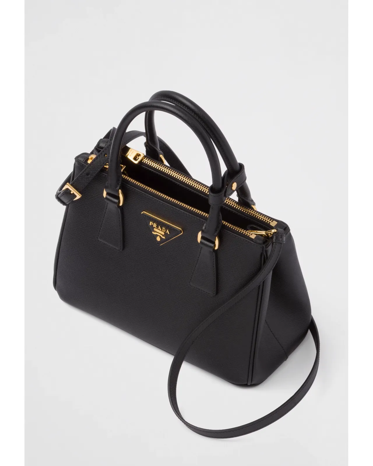 プラダ ガレリア サフィアーノレザー スモールバッグ 1BA896 NZV