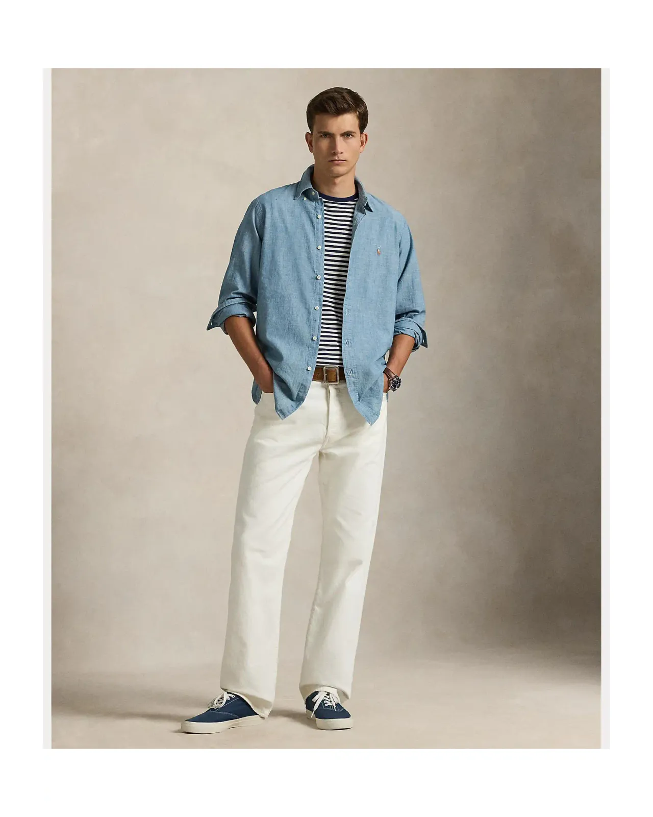 POLO RALPH LAUREN クラシック フィット シャンブレー シャツ