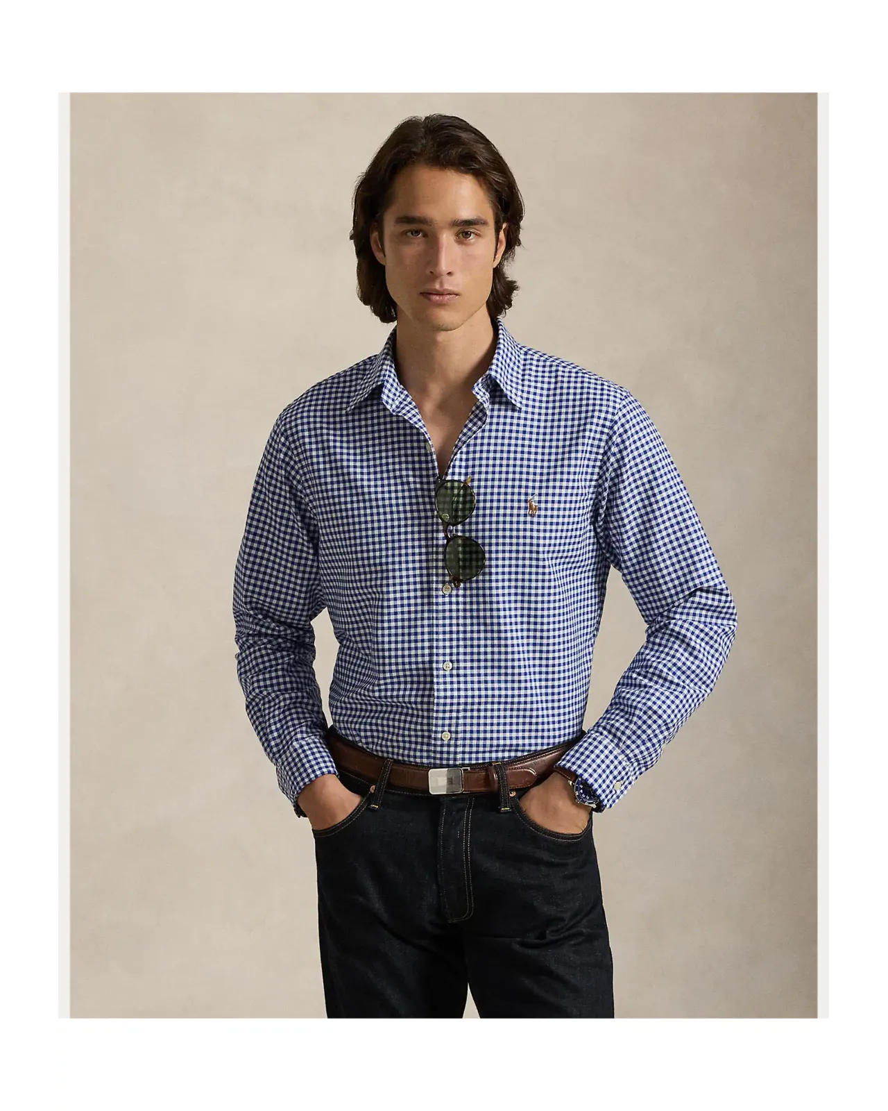 POLO RALPH LAUREN クラシック フィット コットン カジュアルシャツ