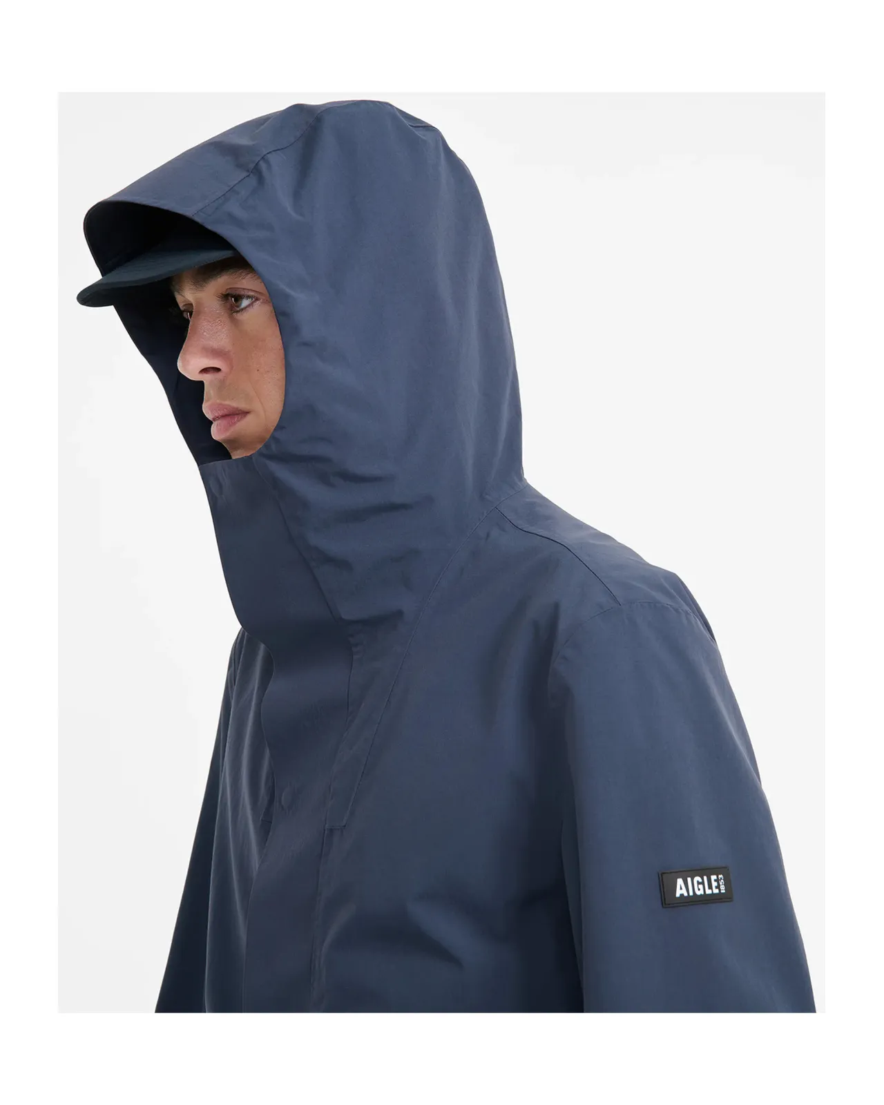 透湿防水 ロングフーデッドコート | Matsuya Ginza