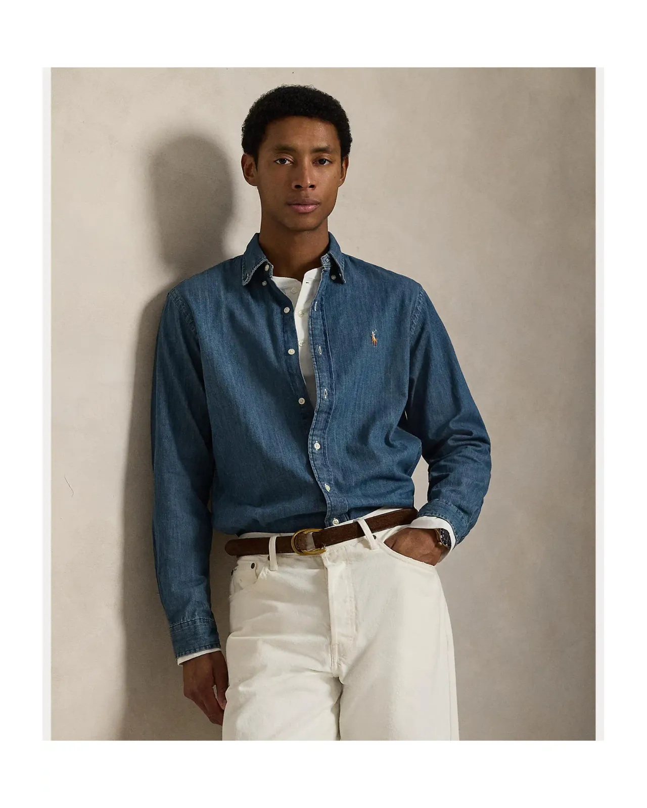 POLO RALPH LAUREN クラシック フィット デニム シャツ | Matsuya Ginza