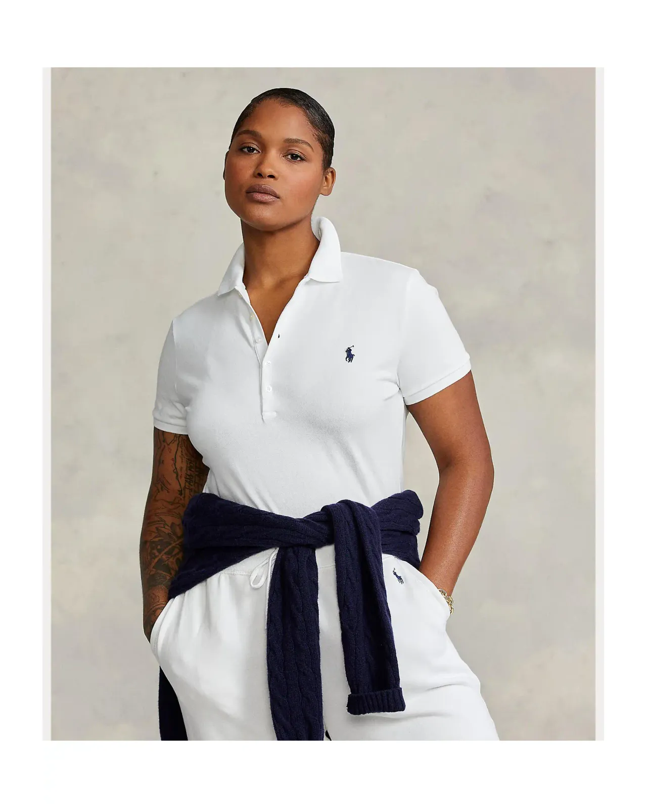 POLO RALPH LAUREN スリム フィット ストレッチ ポロシャツ | Matsuya