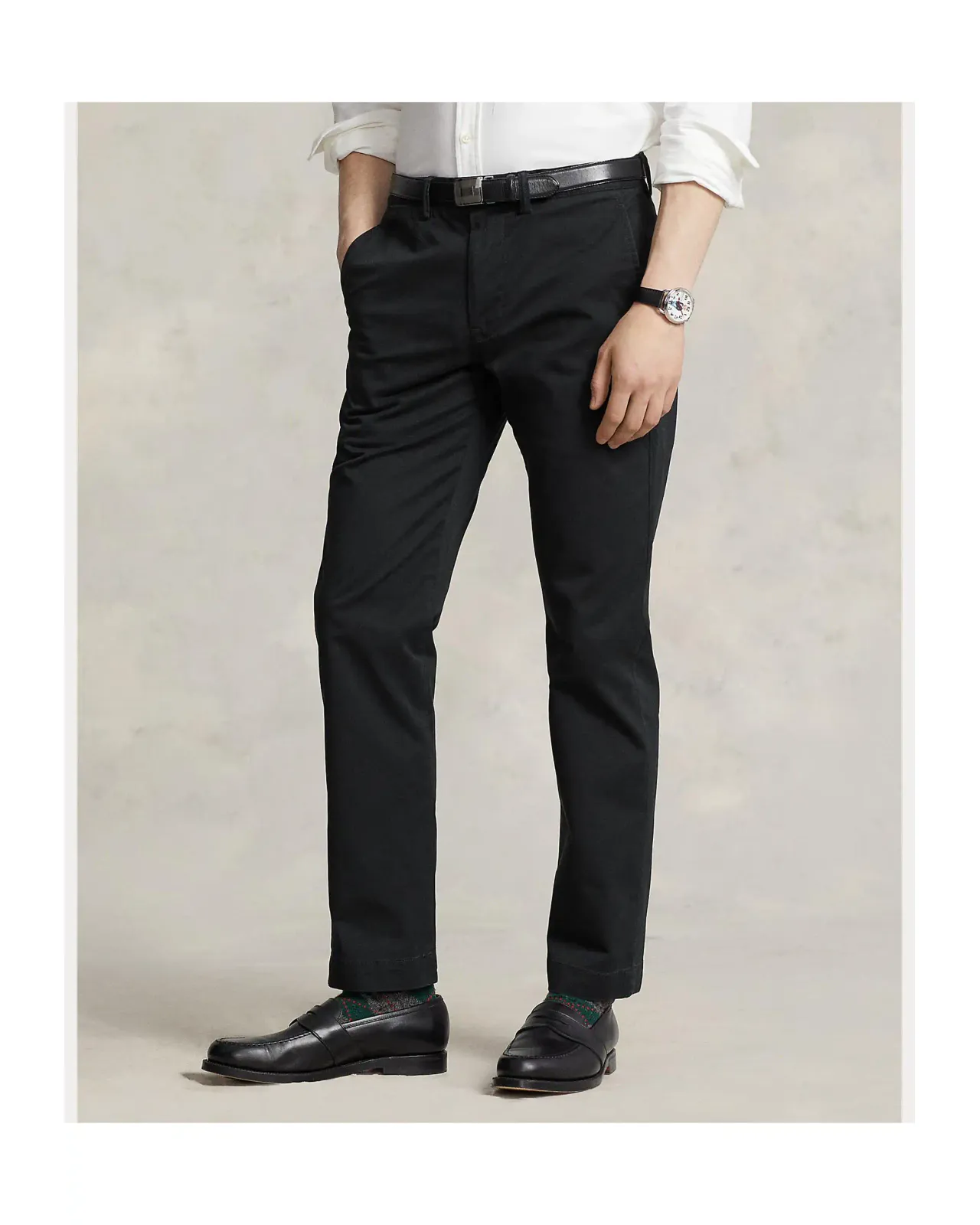 POLO RALPH LAUREN ストレッチ ストレート フィット ウォッシュド チノ 