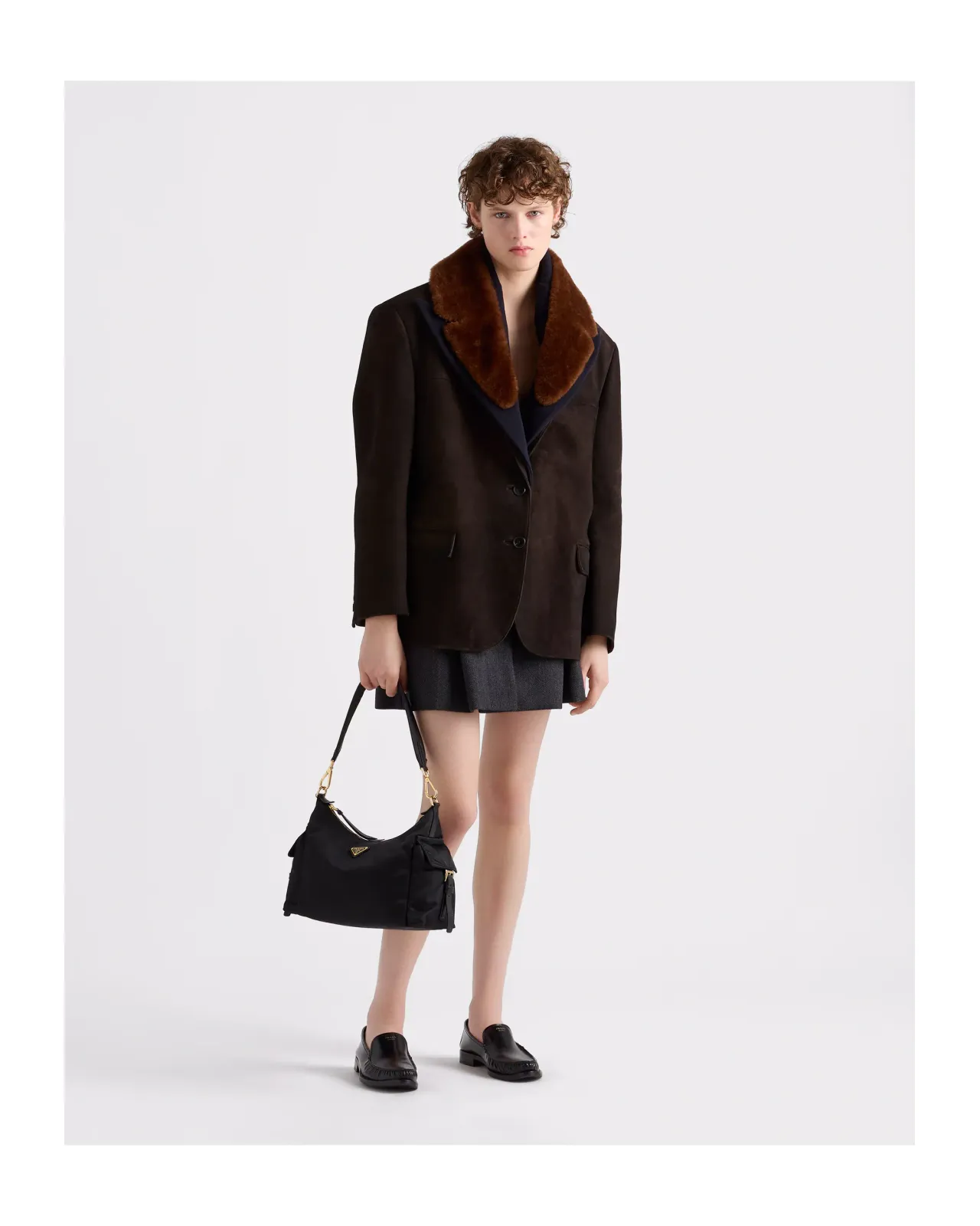 プラダ エクスプローラ ラージ Re-Nylon xレザー バッグ | Matsuya Ginza