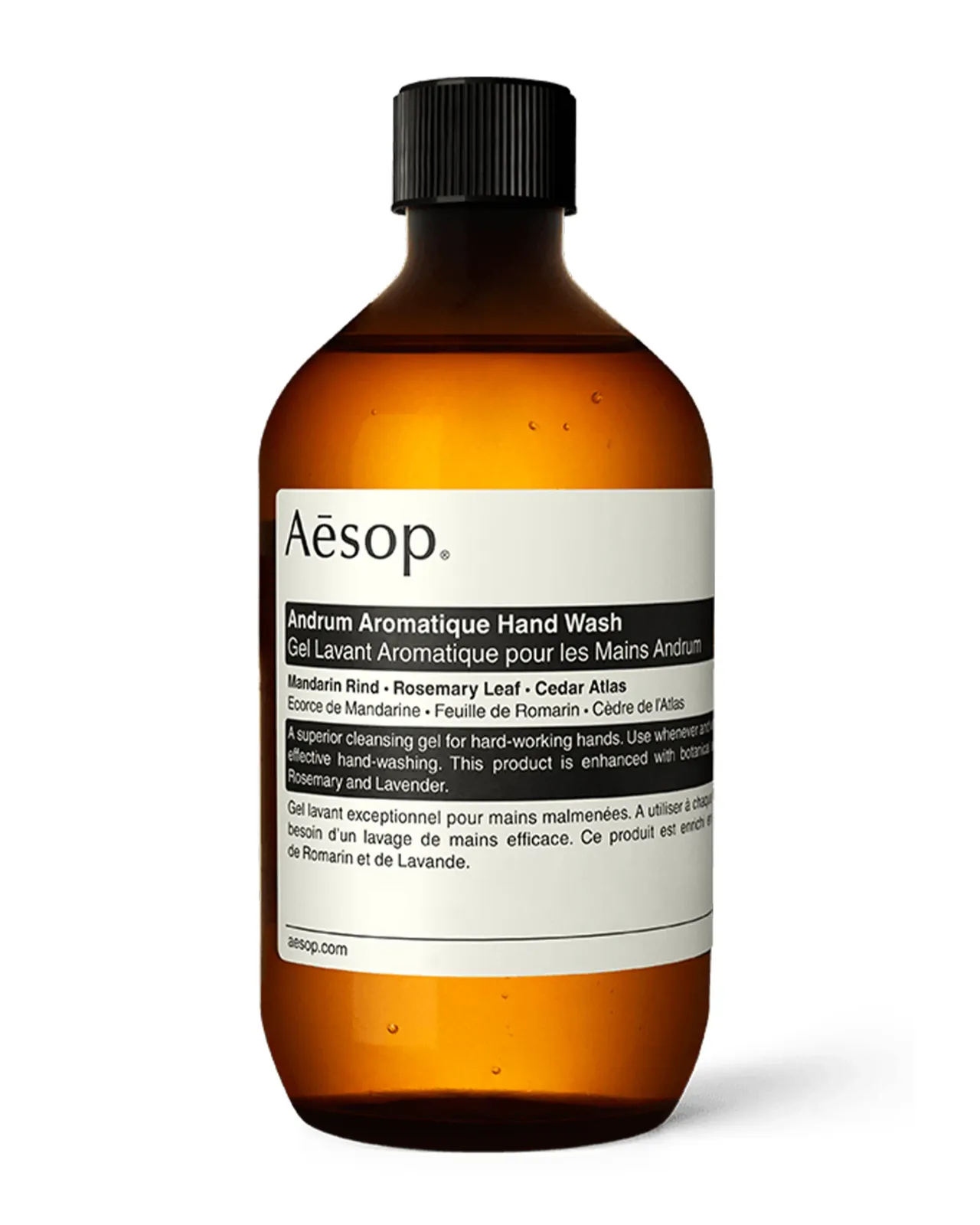 Andrum Aromatique Hand Wash Screw Cap 500ml (No Pump) | Matsuya Ginza