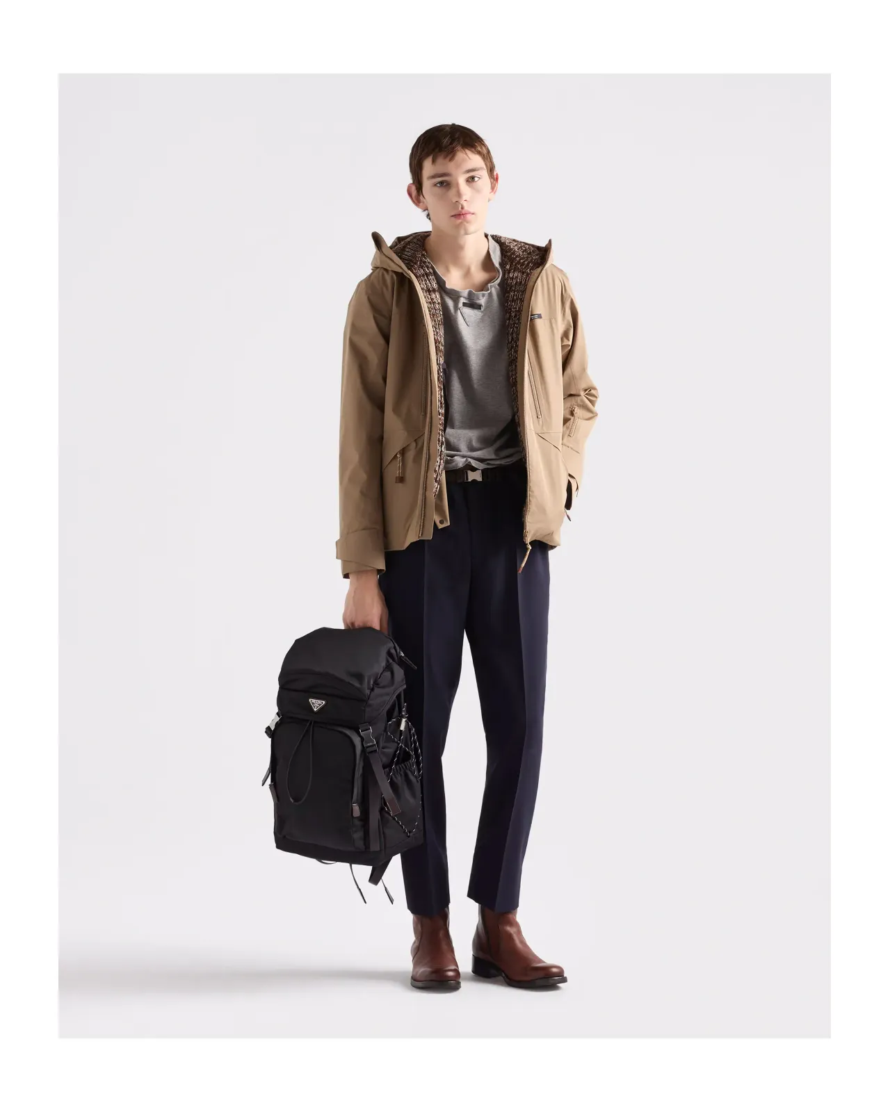 プラダ スピードロック Re-Nylon レザー バックパック | Matsuya Ginza