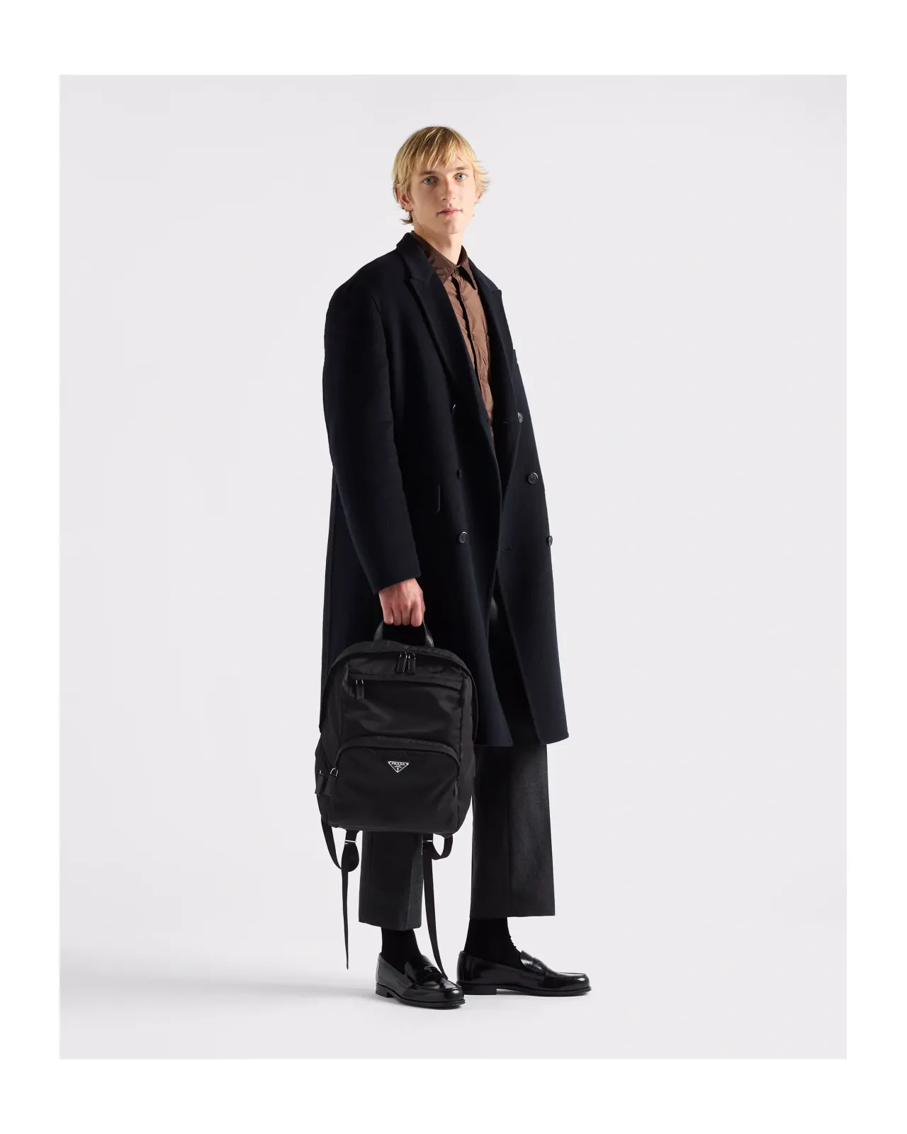 Re-Nylon xサフィアーノレザー バックパック | Matsuya Ginza