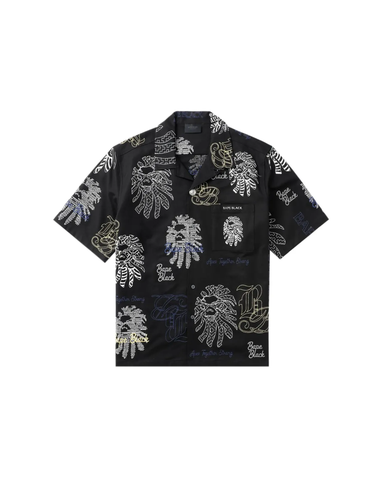 BAPE BLACK BAPE GRAPHIC STITCH SHIRT | Matsuya Ginza
