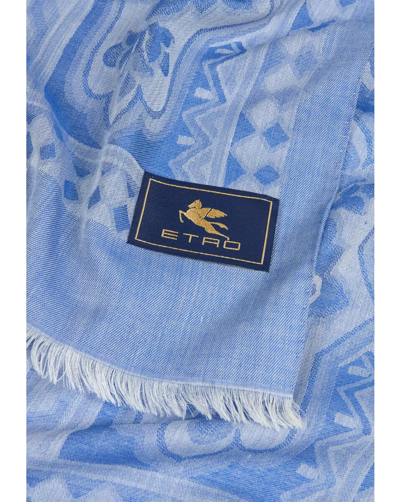 ETRO 花柄 ショール 青系 ETRO/エトロ_Women通販 | ペイズリー シルク ショール【送料無料