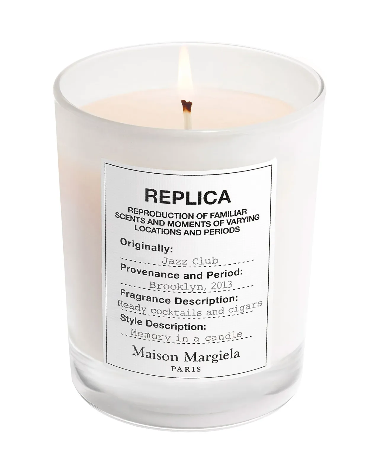 REPLICA Maison Margielaキャンドル ジャズ クラブ レプリカ キャンドル ジャズ クラブ 165g | Matsuya Ginza