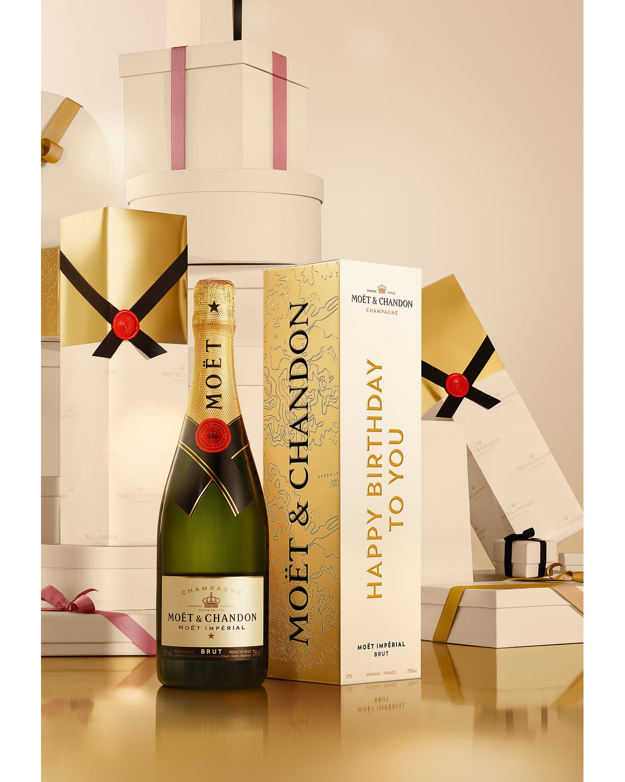 MOT & CHANDON HAPPY BIRTHDAY 750ml シャンパン Moet & Chandon Rose Imperial Happy Birthday | Royal Batch