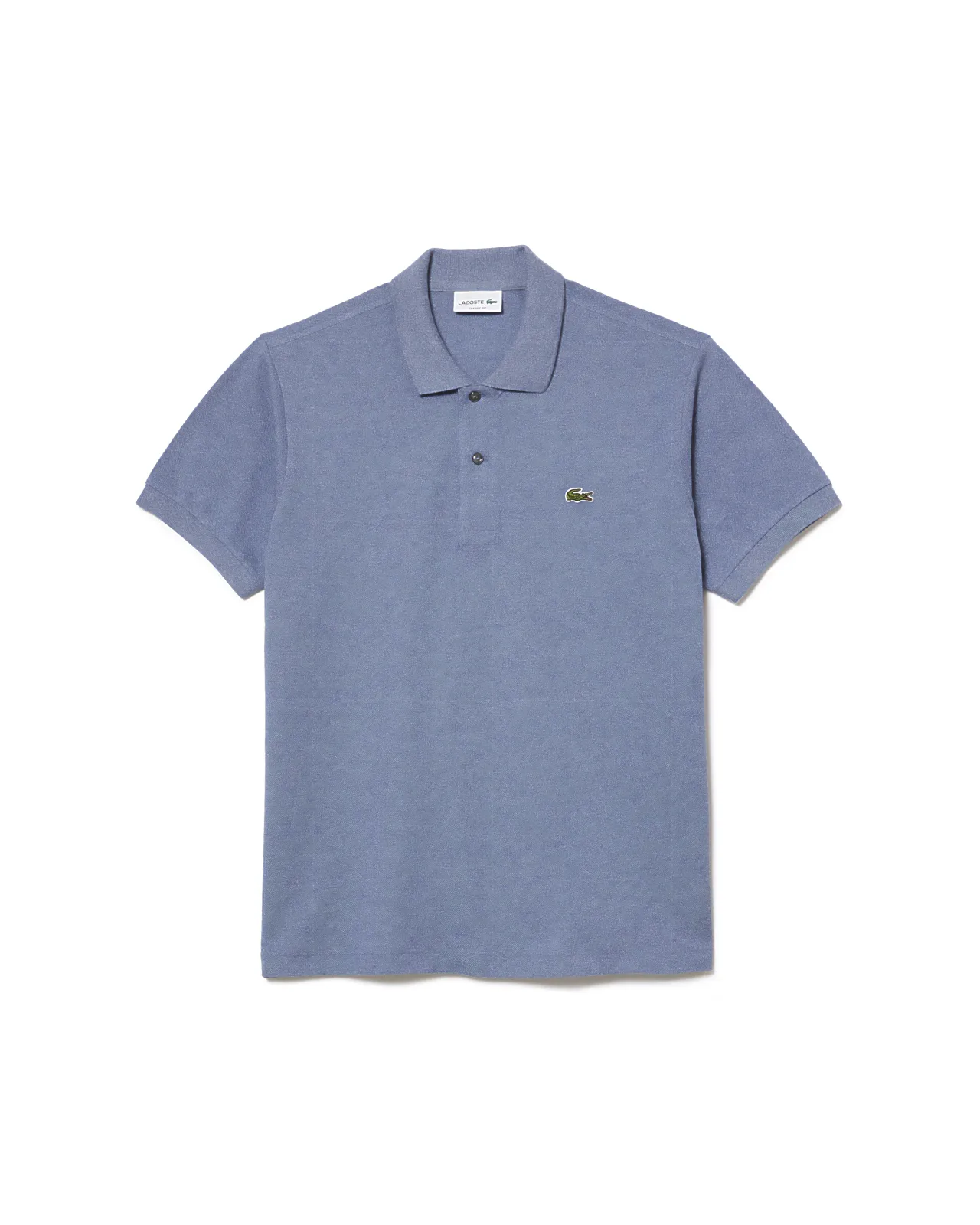 LACOSTE（フララコ）ポロシャツ　L1264 ブルー杢　size4 L1264』定番半袖ポロシャツ（杢糸） | Matsuya Ginza