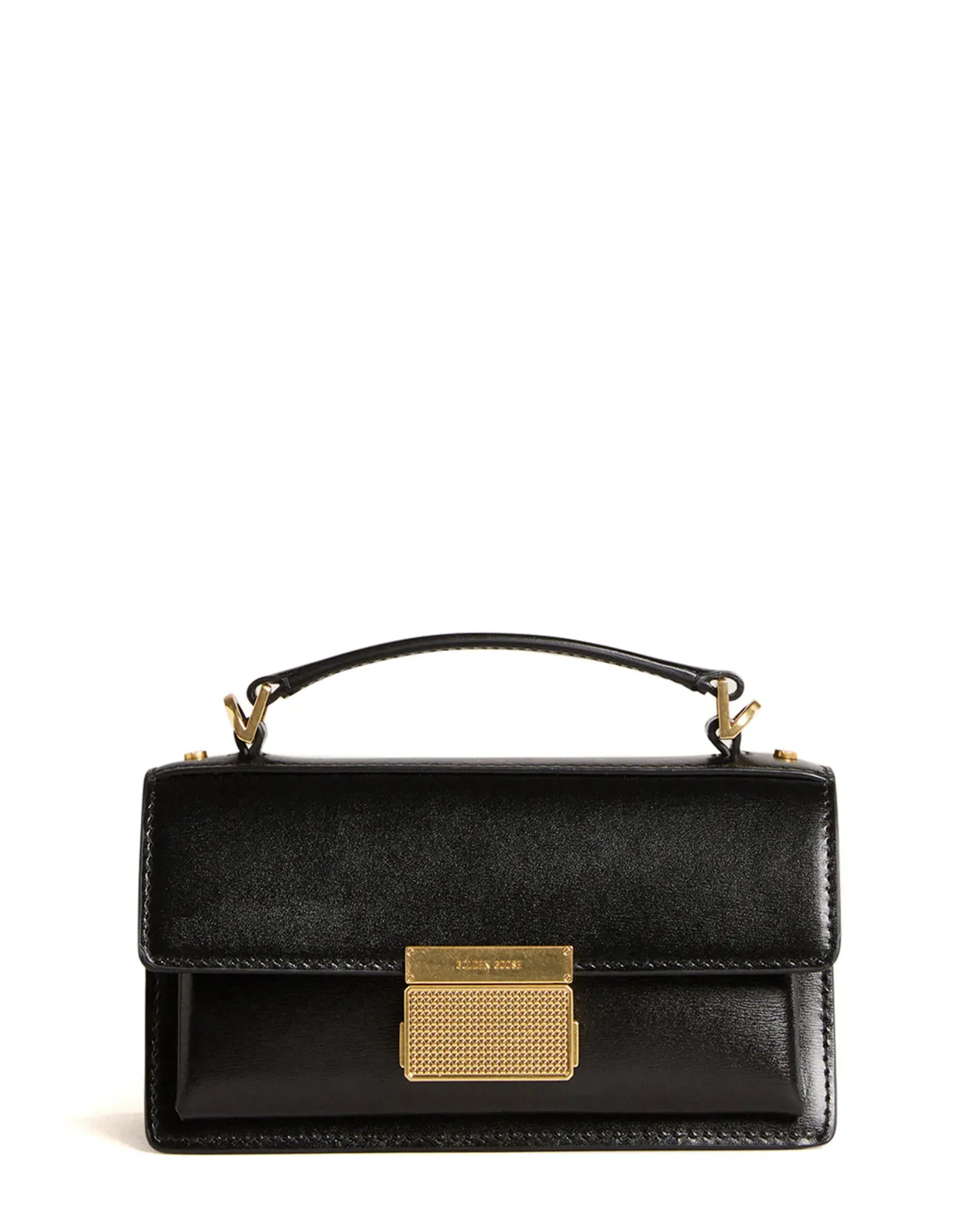 Venezia Bag スモール ボーデッドレザー（ブラック）＆ゴールド