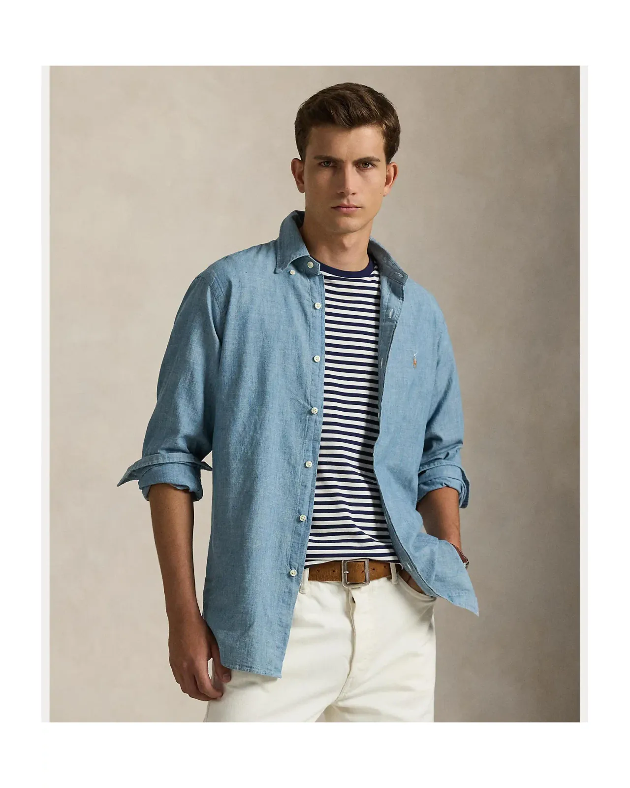 POLO RALPH LAUREN クラシック フィット シャンブレー シャツ