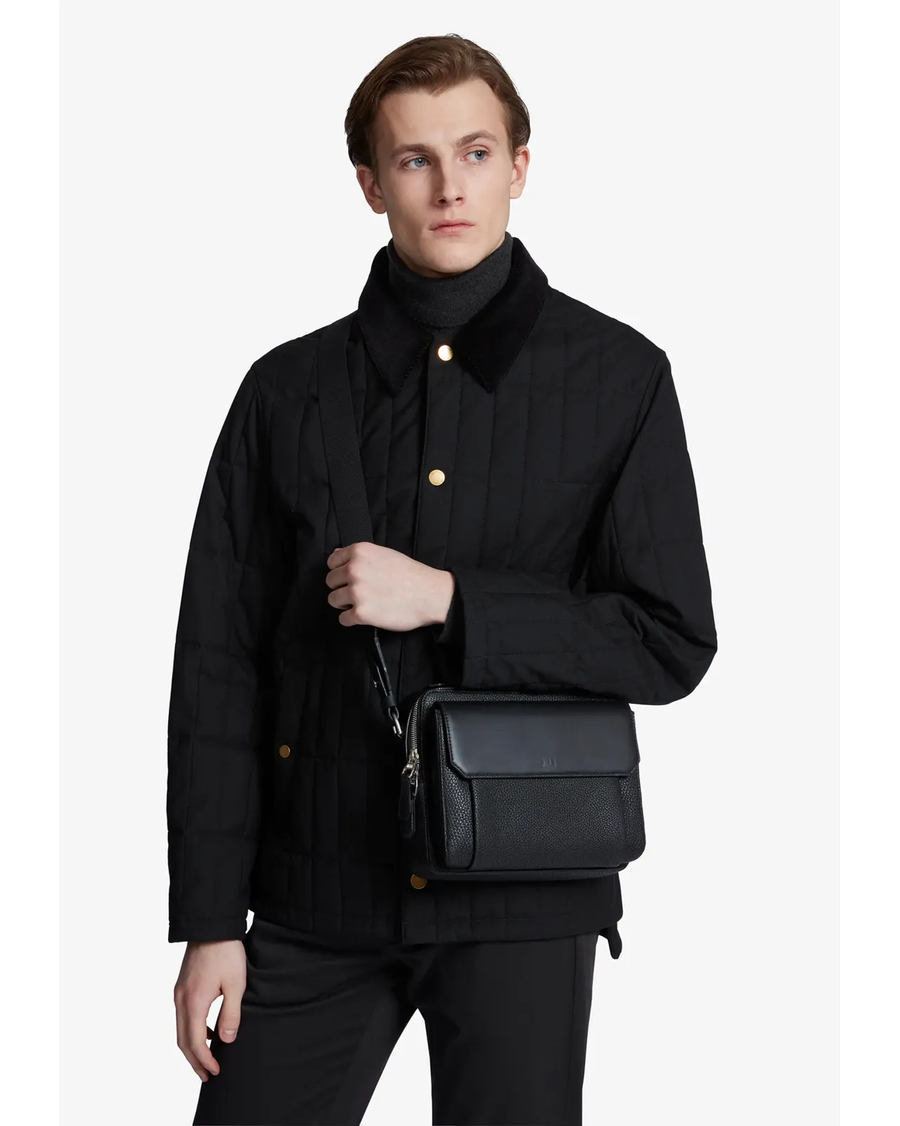 ブラック 1893 ハーネス トップハンドルバッグ | Matsuya Ginza