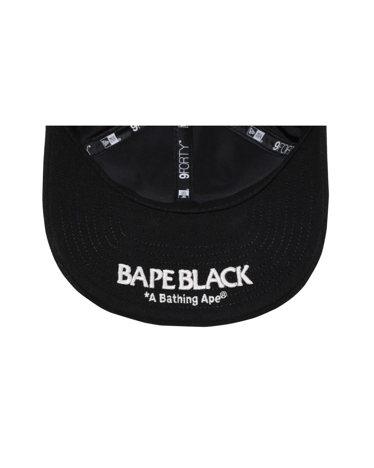 BAPE BLACK BASEBALL CAP | Matsuya Ginza