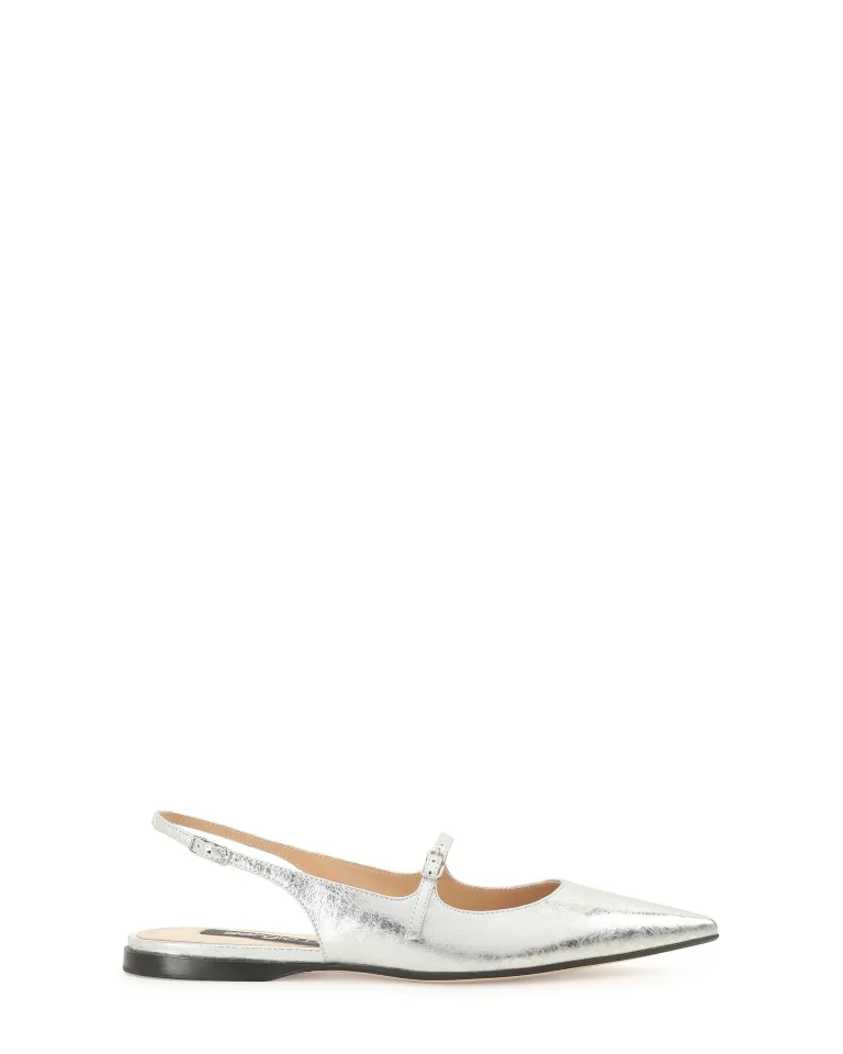 mayu❤︎⸝ sergio rossi シルバー ミュール スリングバック mayu様専用❤︎⸝ sergio rossi シルバー ミュール スリングバック