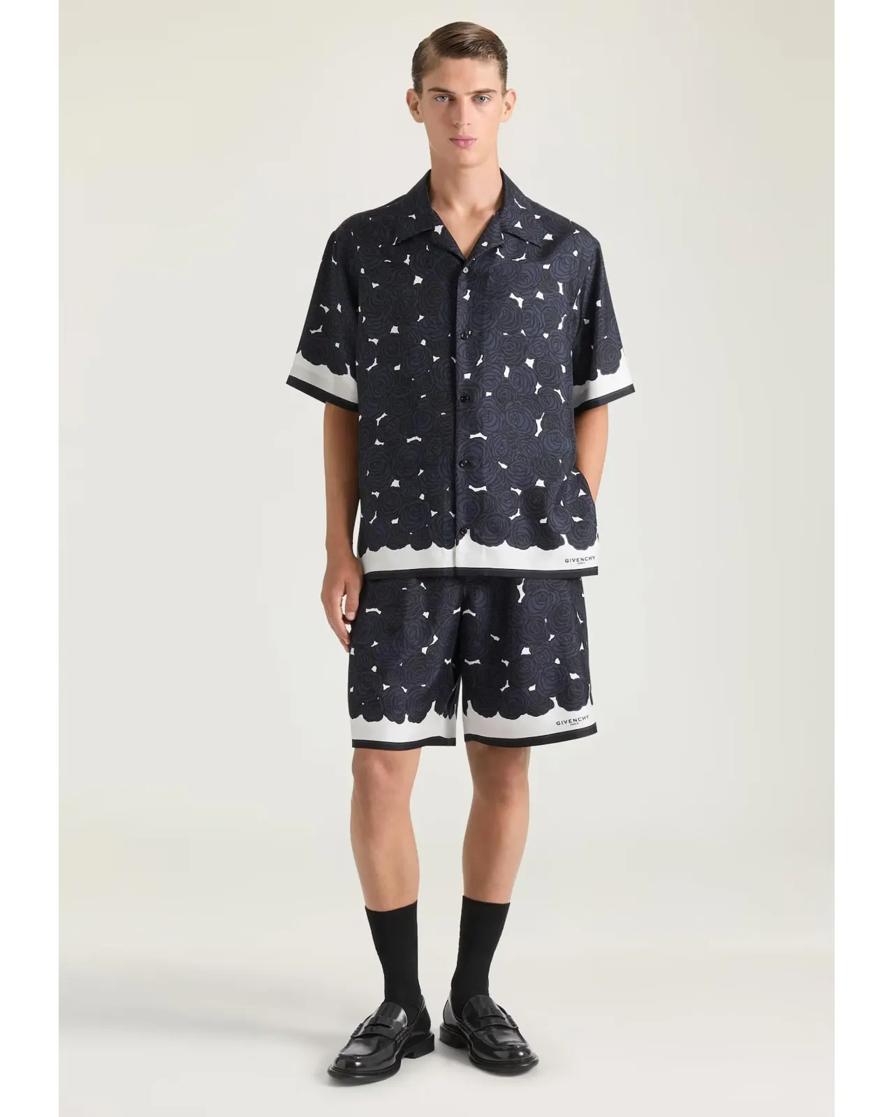 ディースクエアード 22SS フラワープリント シルクシャツ ブラウス 38 DSQUARED2（ディースクエアード） DSQUARED2 22SS フラワープリント