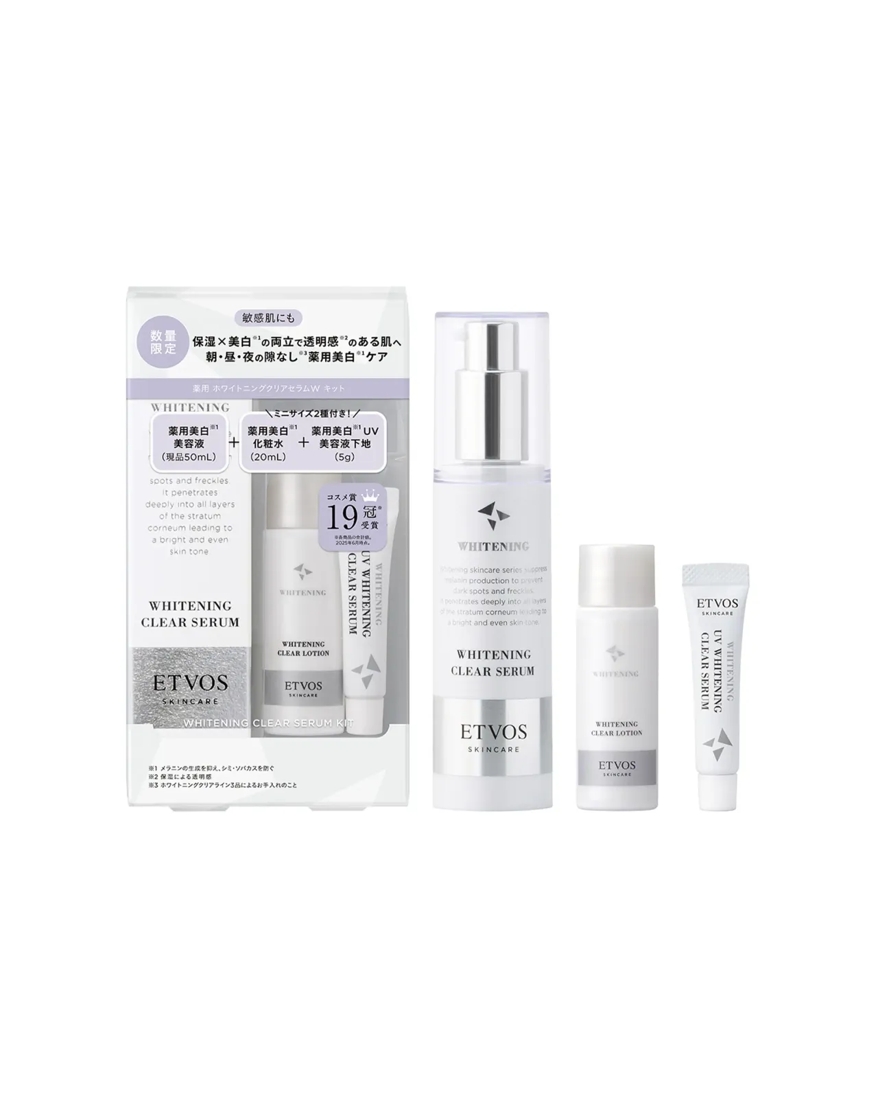 薬用ホワイトニングクリアセラムWキットⅠ | Matsuya Ginza
