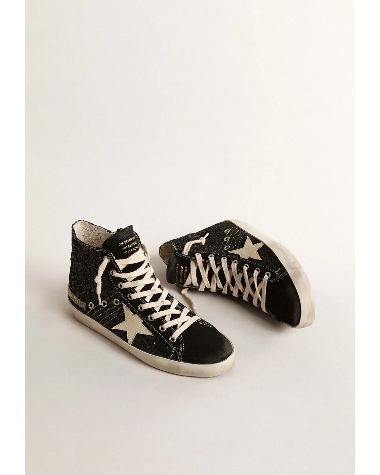 Limited Edition Francy Penstar sneakers with ivory glitter star