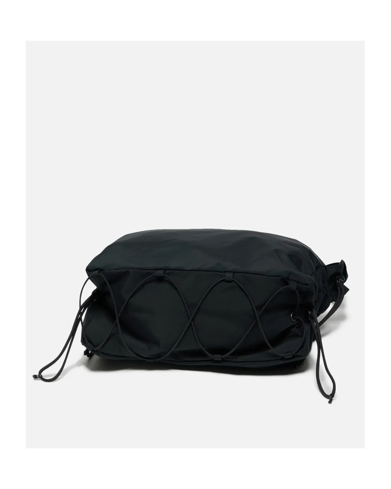 Water-repellent Ribbon Shirring Packable 2-Way Shoulder Bag 