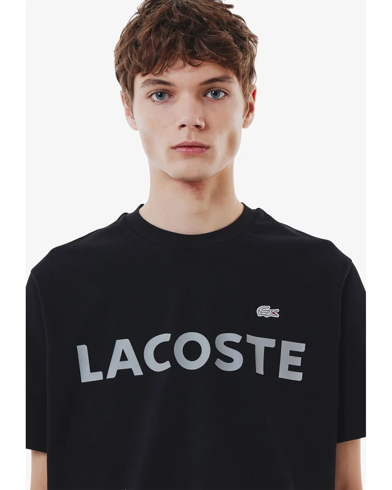 メンズ ヘビーウェイトブランドネーム ラバープリント ロゴ半袖Tシャツ 