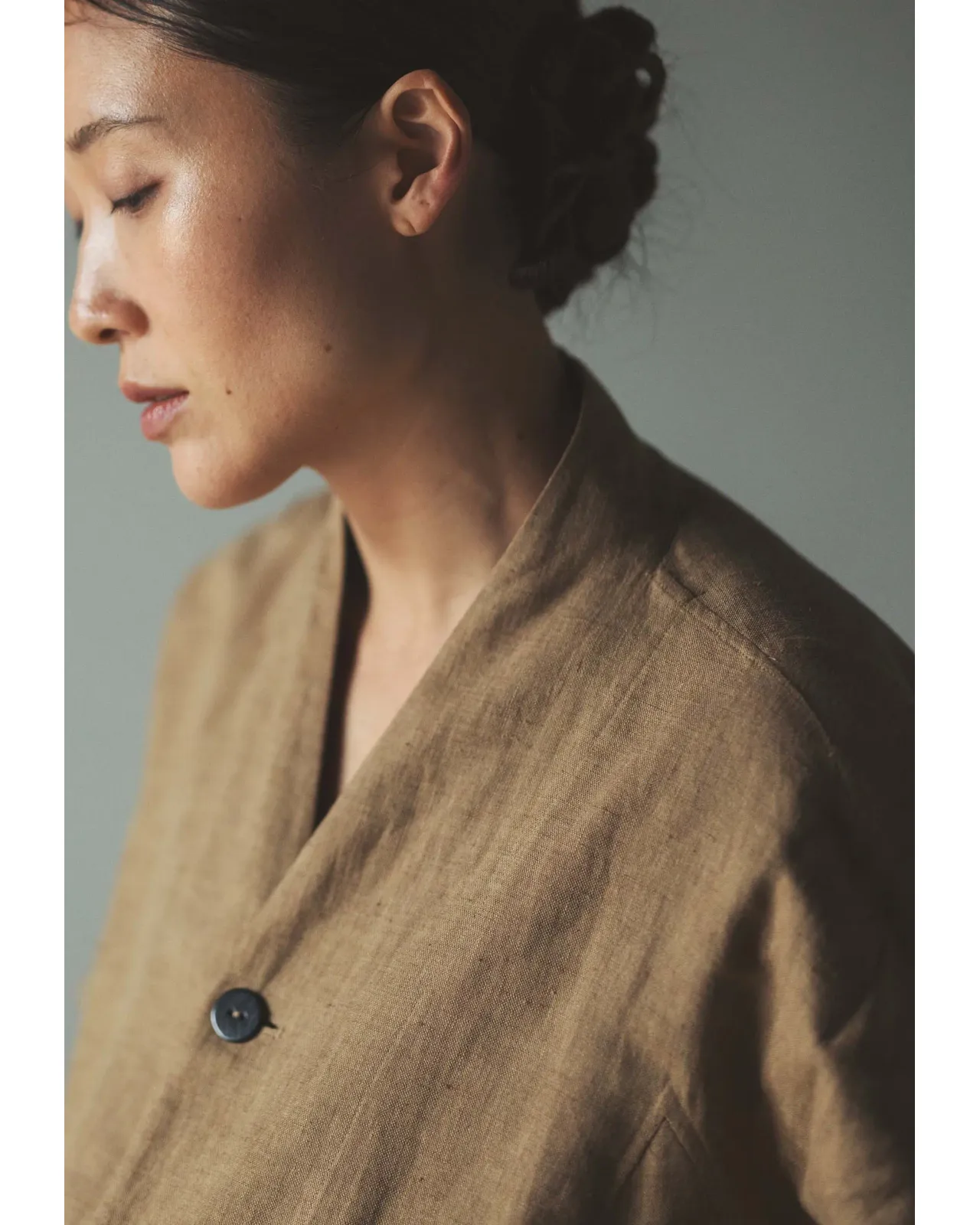 Cotton Linen Coat | Matsuya Ginza