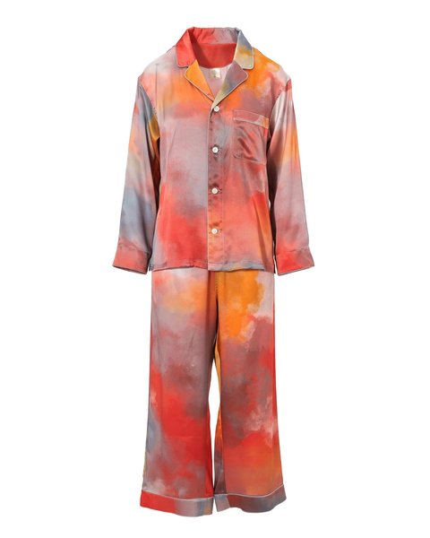 【新品　未使用　タグ付】シルク　パジャマ　GIORGIO VALENTINO 新品未使用タグ付】シルクパジャマGIORGIO VALENTINO