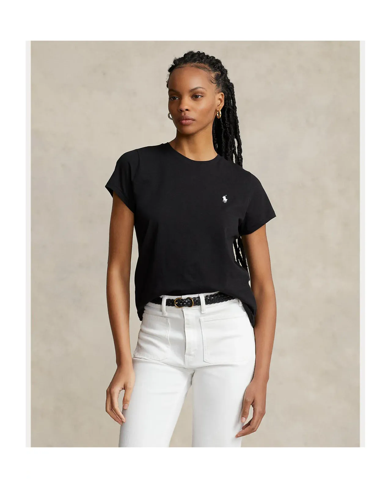 POLO RALPH LAUREN コットン ジャージー クルーネック Tシャツ