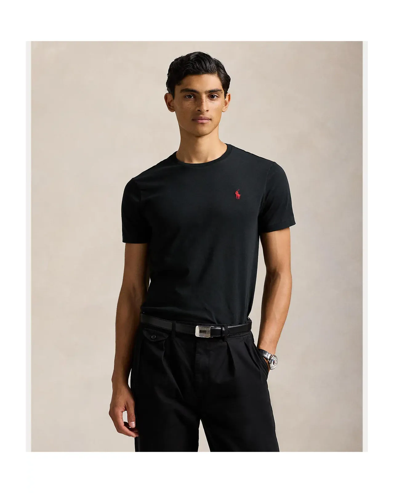 POLO RALPH LAUREN カスタム スリム フィット ジャージー クルーネック