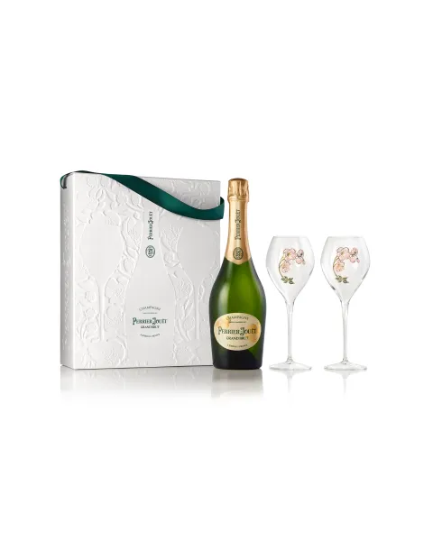 Perrier-Jouët Grand Brut 750ml グラス2脚付き ペリエ ジュエ グラン ブリュット グラス2脚セット エコロジカル