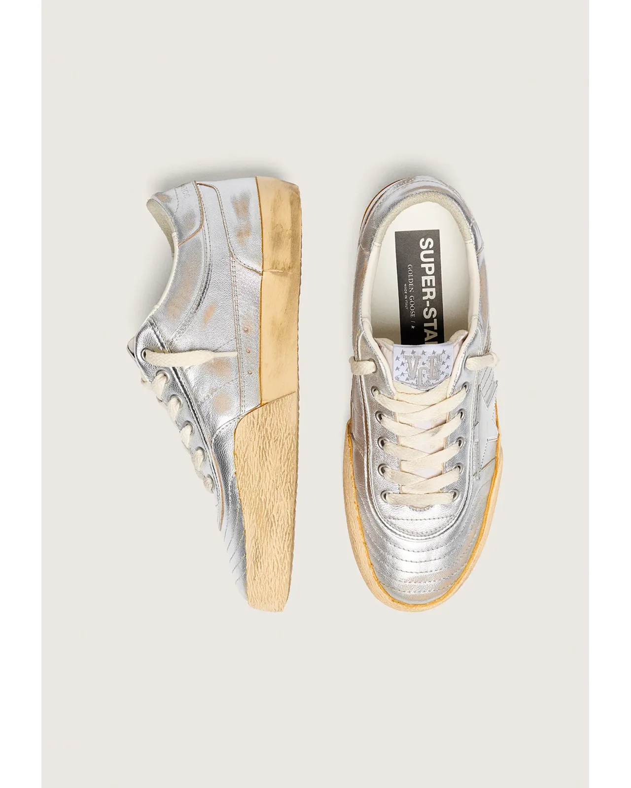 GOLDEN GOOSE Super-Star ラミネートレザースター 【公式通販】
