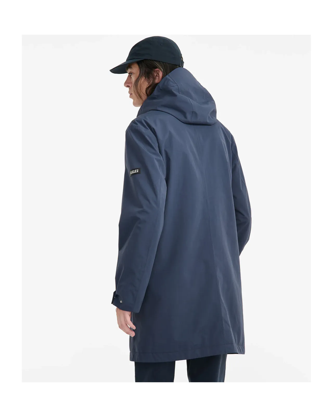 透湿防水 ロングフーデッドコート | Matsuya Ginza