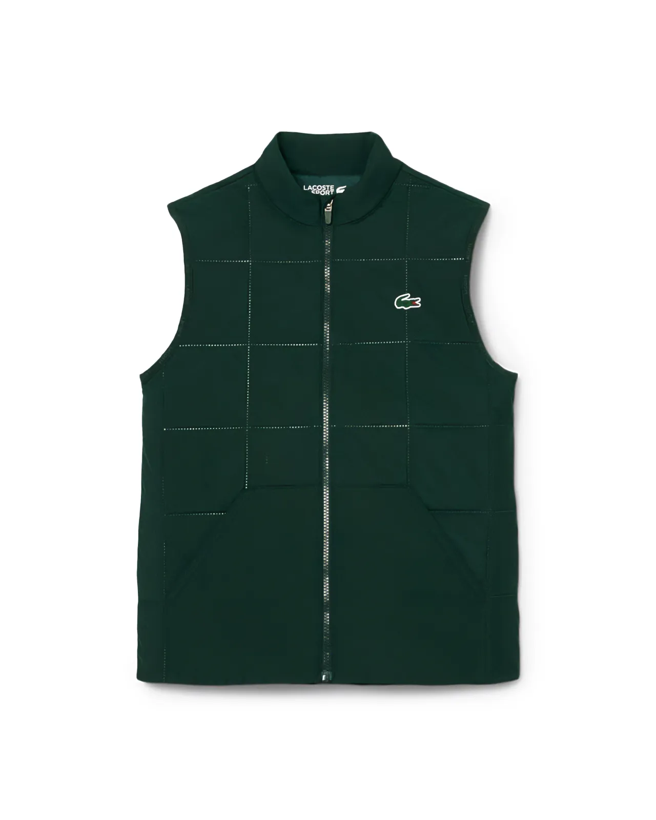 レディース 撥水 UVカット UPF50 ステッチレス中綿キルティングベスト