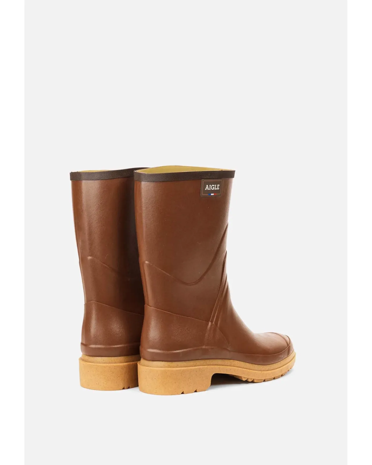 シベリアバイソン Bison 2 Rubber Mid-Calf Boots Low Heel | Matsuya Ginza