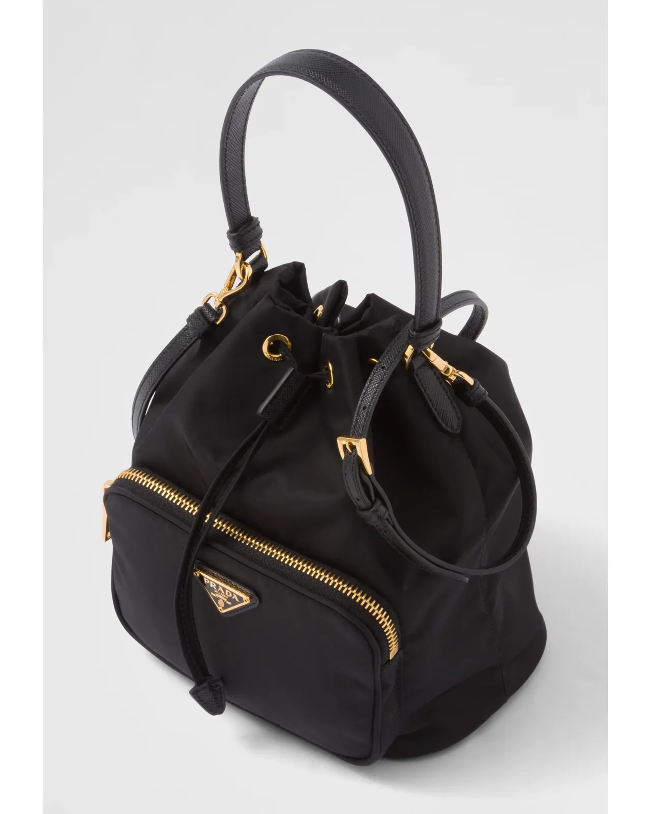 プラダ デュエット Re-Nylon バケットバッグ 1BH038 RV44 F0002 V UOO