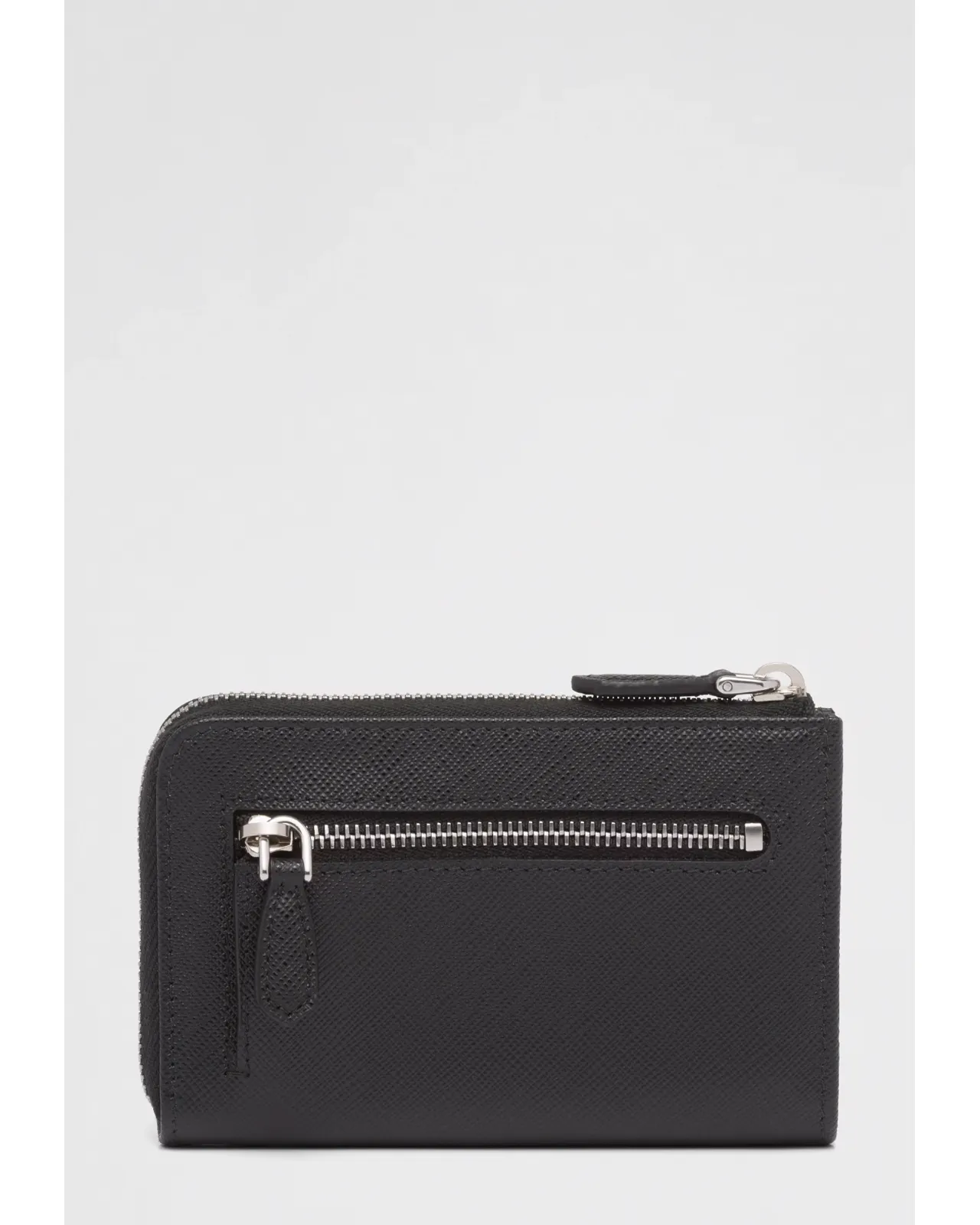 PRADA サフィアーノレザー トライアングルプレート キーケース PRADA サフィアーノレザー トライアングルプレート キーケース