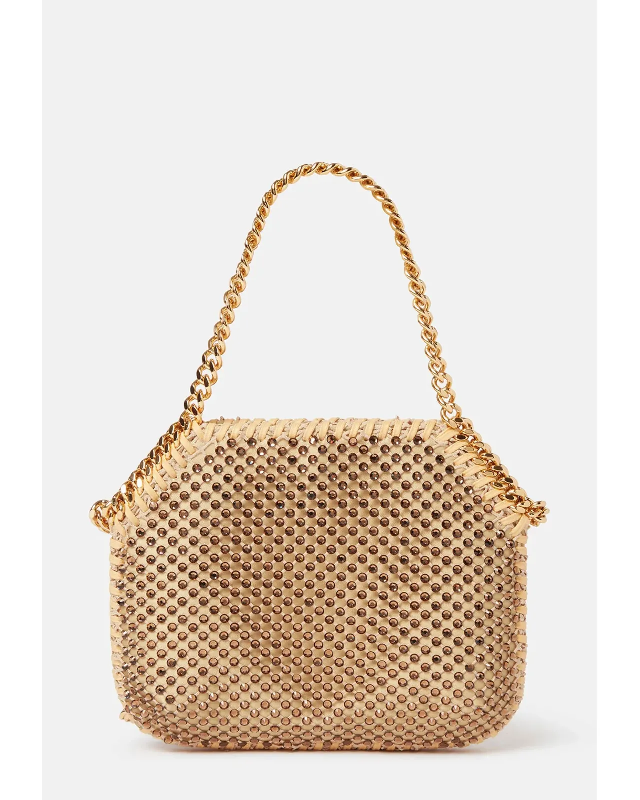 ファラベラ クリスタルメッシュ ミニトートバッグ フォーン | Matsuya