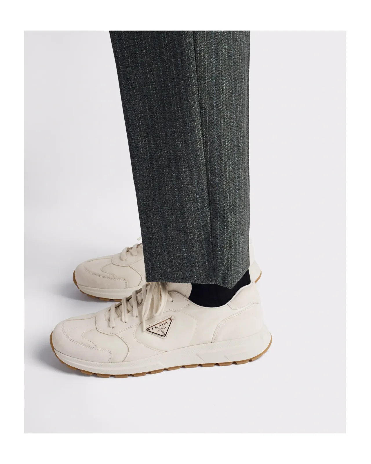 Pe￼￼￼chan Prax suede and Re-Nylon sneakers | Matsuya Ginza