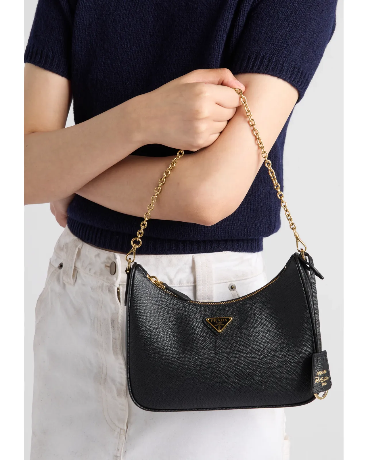 プラダ Re-Edition 2005 サフィアーノレザー バッグ 1BH204 NZV