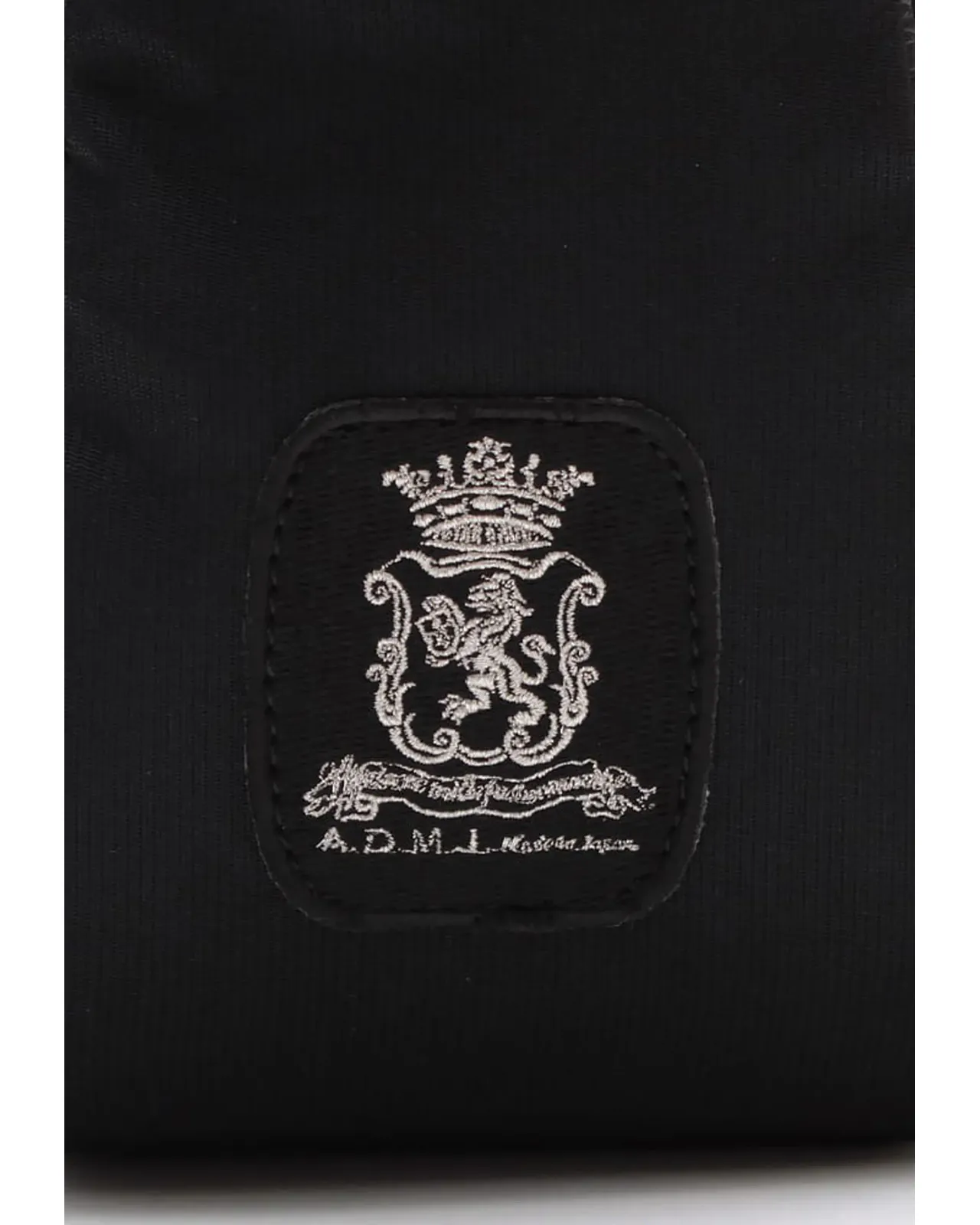 極美品】ADMJ ナイロンリュクスマーキスボストン ロゴ 現行品 ブラック