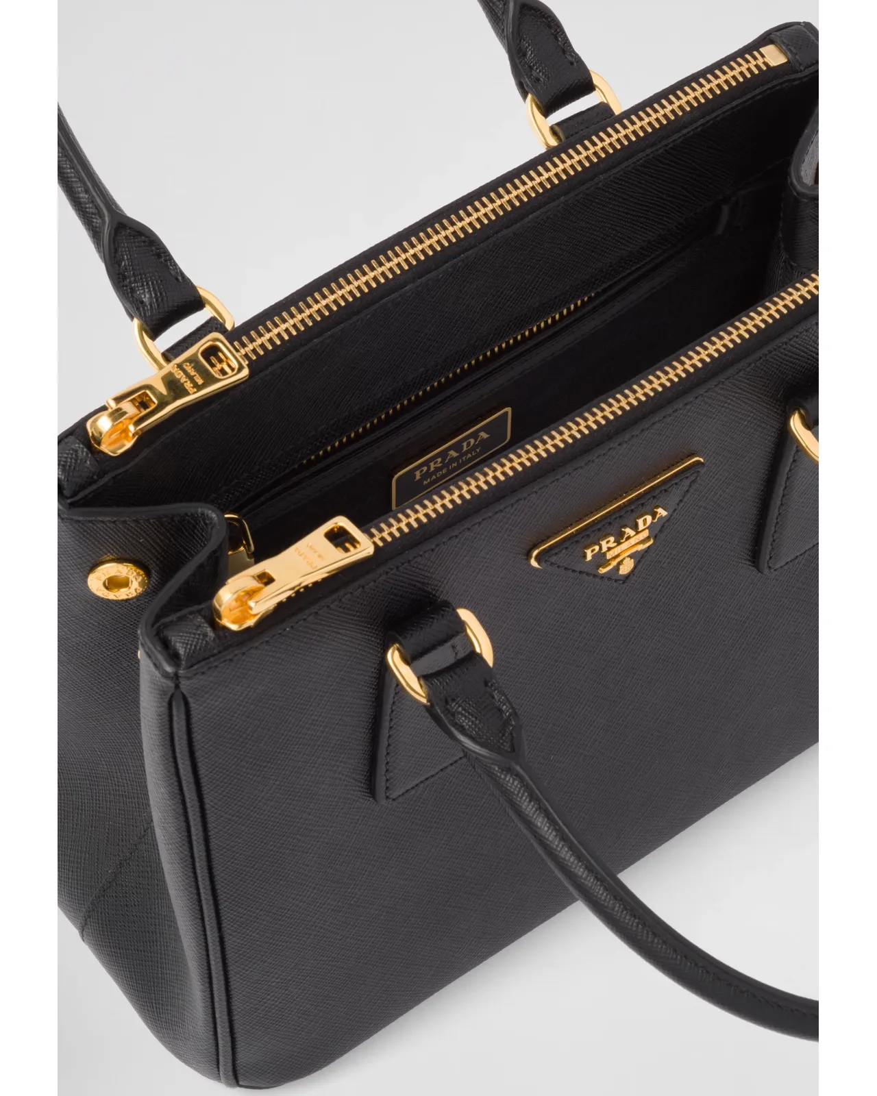 プラダ ガレリア サフィアーノレザー スモールバッグ 1BA896 NZV