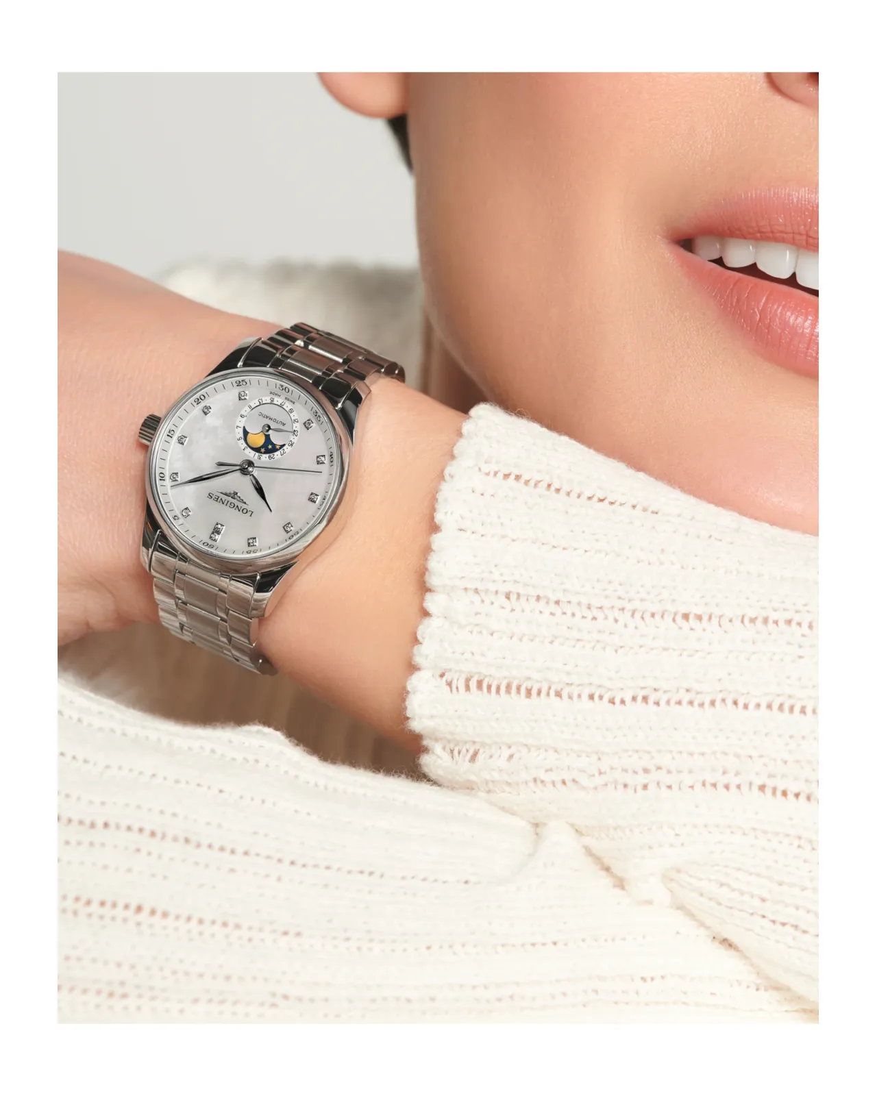 ロンジン マスター コレクション ムーンフェイズ 34mm | Matsuya Ginza