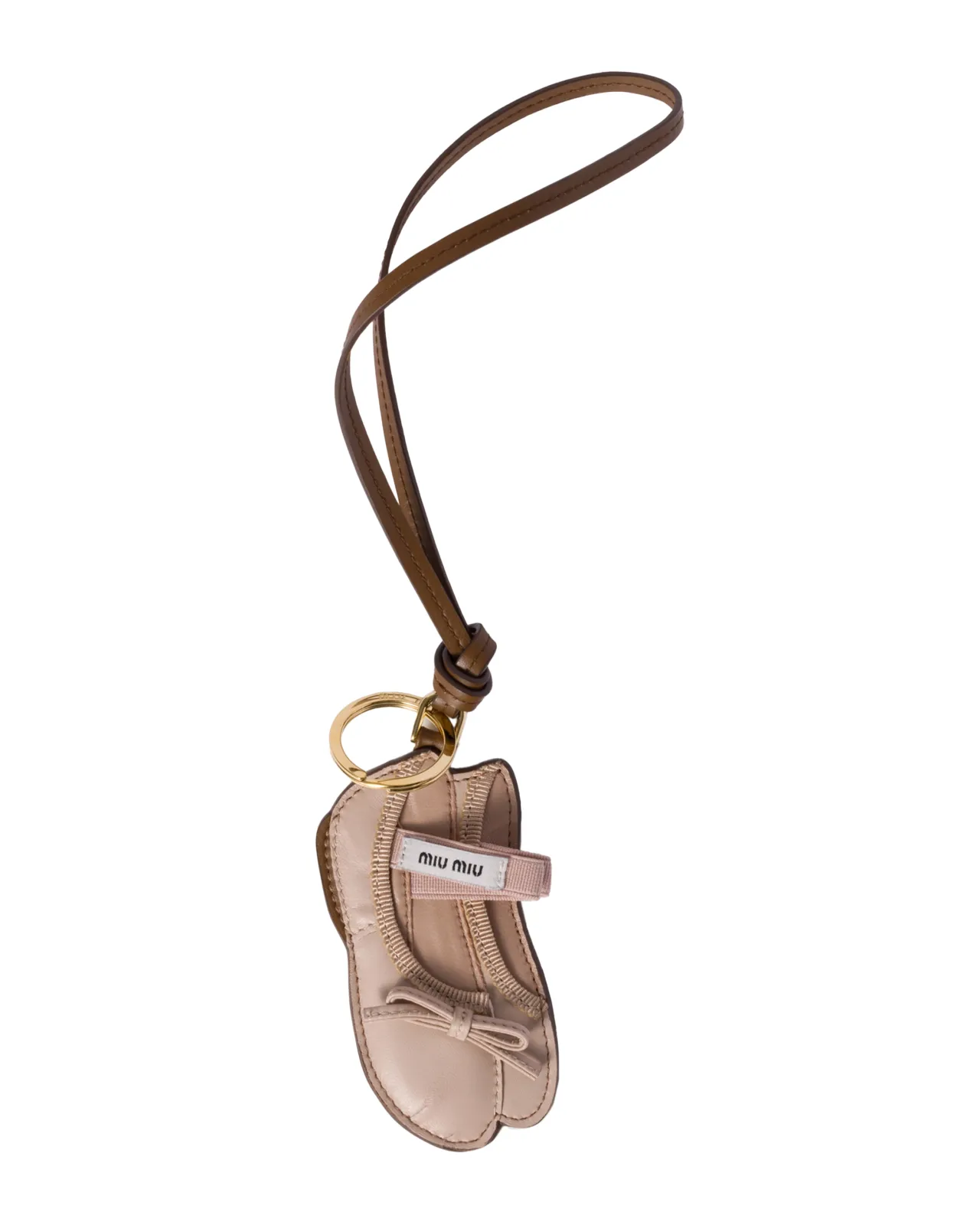 ミュウ バレエ レザー キーリング トリック 5TL533 2CUM F0NZ2