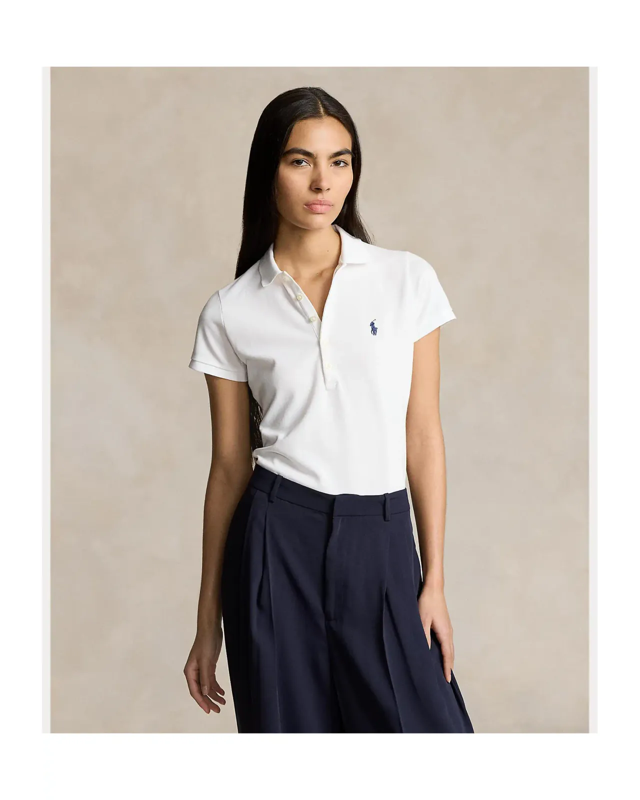 POLO RALPH LAUREN スリム フィット ストレッチ ポロシャツ | Matsuya