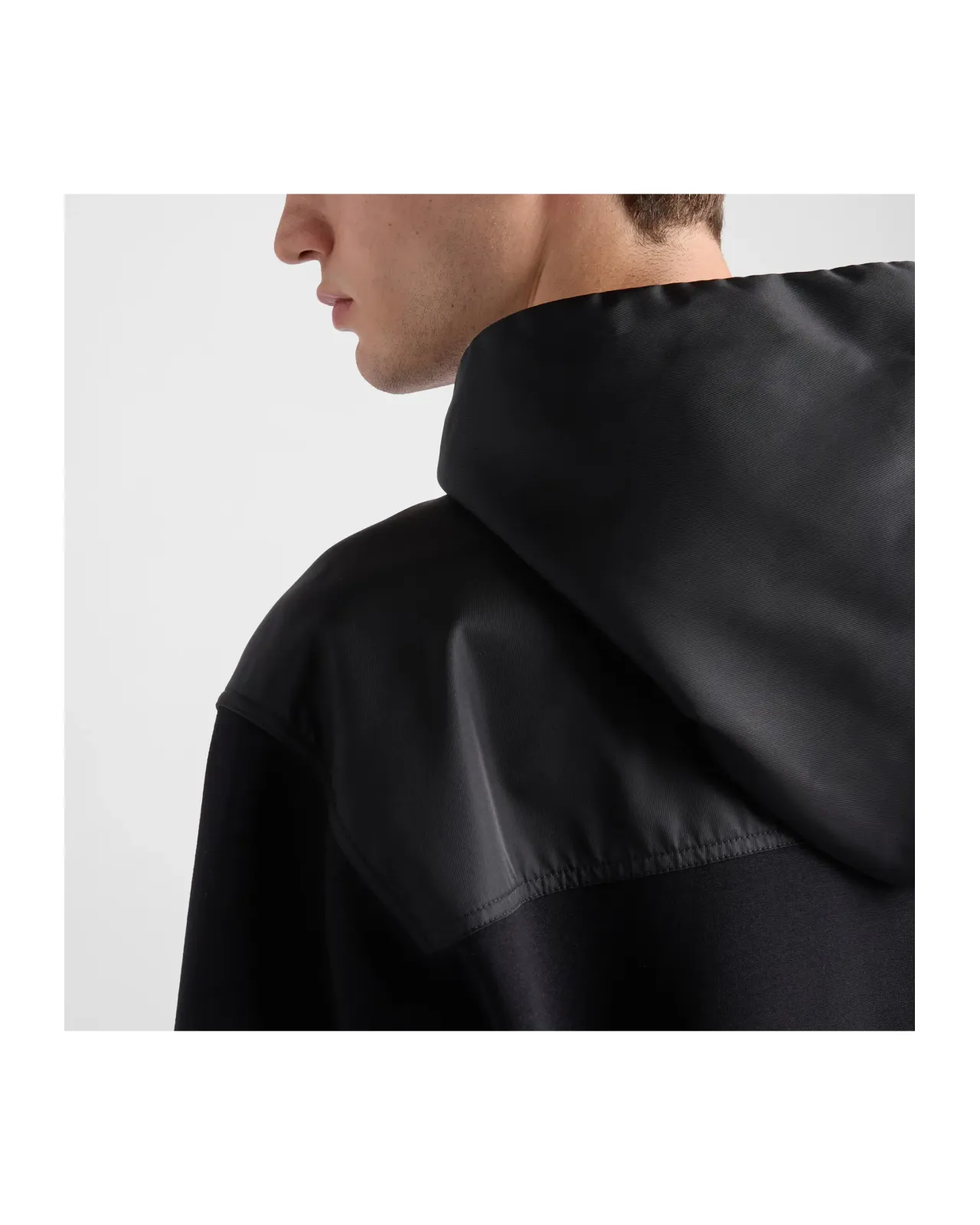 コットンフリースx Re-Nylon フーディー | Matsuya Ginza