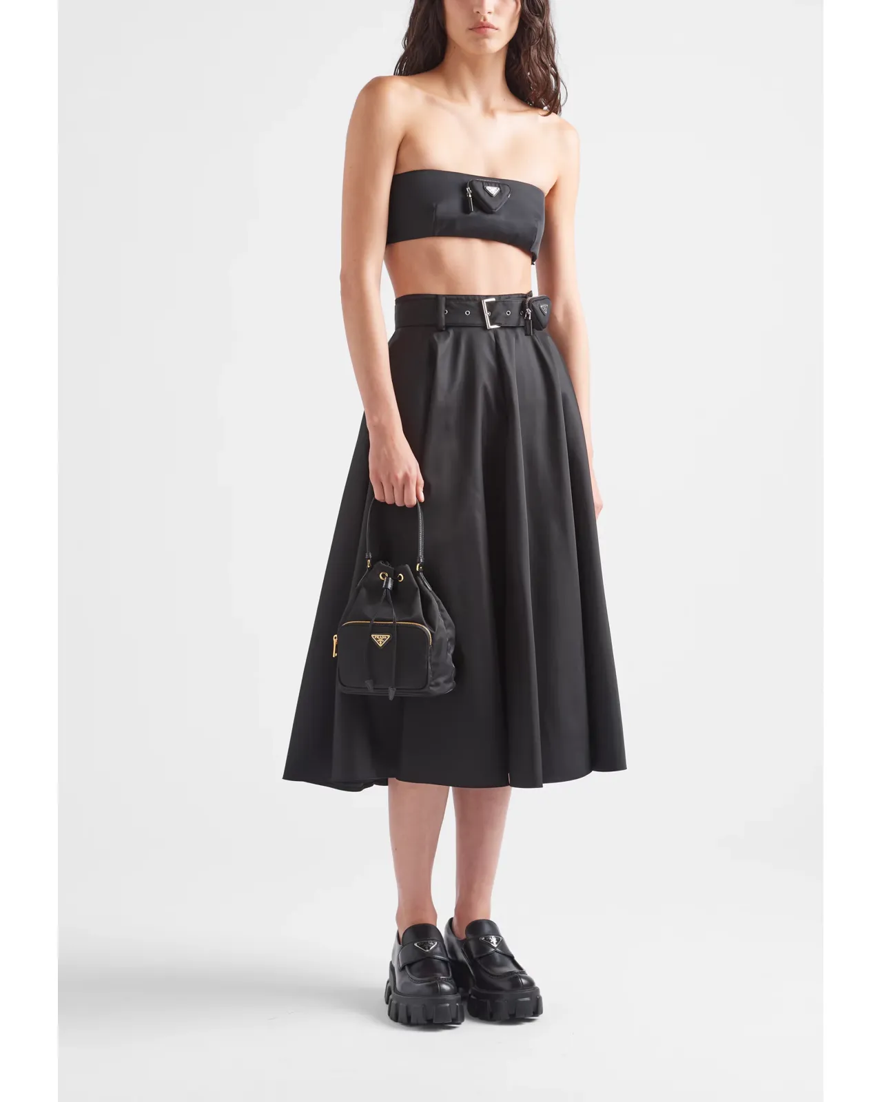 プラダ デュエット Re-Nylon バケットバッグ 1BH038 RV44 F0002 V UOO