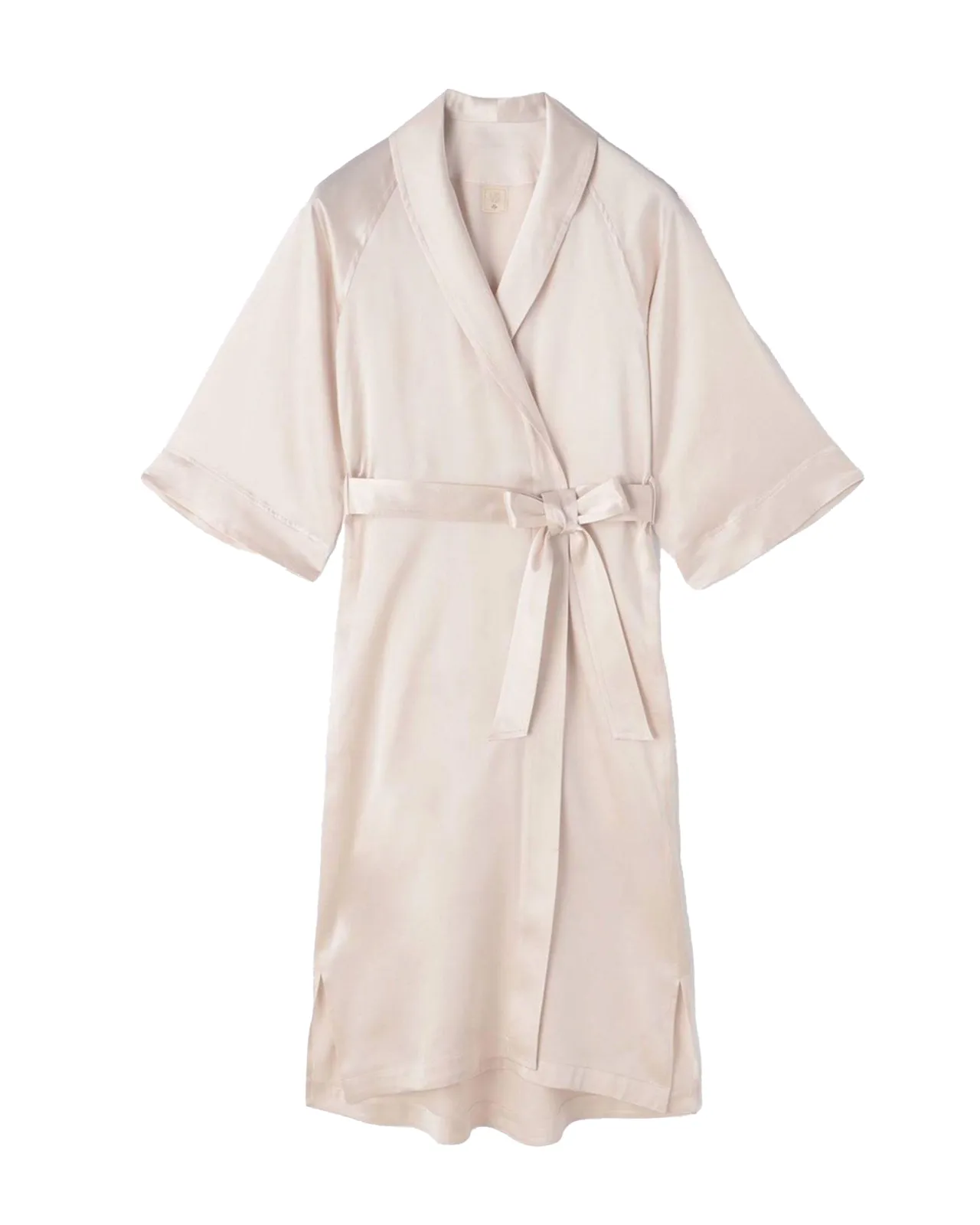 美品【uryya】ユライヤ シルク ガウン コート SILK オフホワイト シルクガウン パールホワイト | Matsuya Ginza
