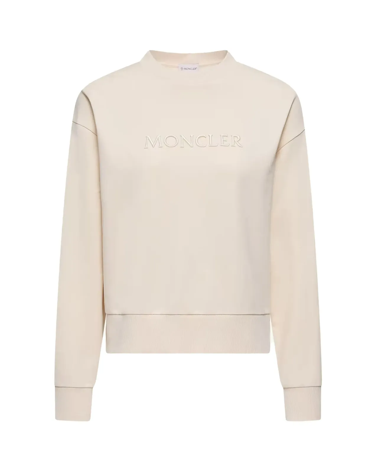 Embroidered Logo Cotton Sweatshirt | Matsuya Ginza